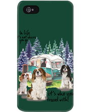 Load image into Gallery viewer, Cavalier King It's Who You Travel With Gift For Dog Lovers Phone case