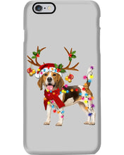 Load image into Gallery viewer, Beagle Gorgeous Reindeer Xmas Lights Gift For Dog Lovers Phone case