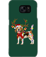 Load image into Gallery viewer, Beagle Gorgeous Reindeer Xmas Lights Gift For Dog Lovers Phone case