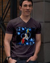 Load image into Gallery viewer, Lovely Phone Case Twinkling Blue Heart Gift For Parrots Lovers Guys V-Neck