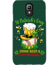 Load image into Gallery viewer, Baseball Drink Beer Day St Patrick's Day Gift For Baseball Lovers Phone case