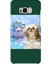 Load image into Gallery viewer, Angels And Shih Tzu Are Not Different Gift For Dog Lovers Phone case