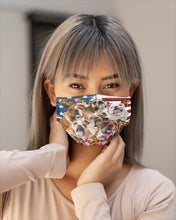 Load image into Gallery viewer, Bull Dogs USA Flag And Butterfly Pattern Gift For Dog Lovers Cloth Face Mask