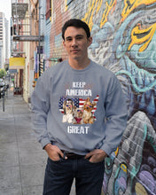 Load image into Gallery viewer, Keep America Great Yorkshire Terrier Gift For Dog Lovers Sweatshirt