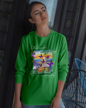 Load image into Gallery viewer, Butterfly Sunset On Beach Those We Love Don't Go Away Gift For Lover Unisex Long Sleeve