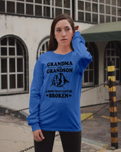 Load image into Gallery viewer, Grandma And Grandson A Bond That Can't Be Broken Custom Design Unisex Long Sleeve