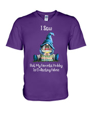 Load image into Gallery viewer, I Sew But My Favorite Hobby Is Collecting Fabric Custom Design Guys V-Neck