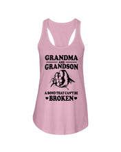 Load image into Gallery viewer, Grandma And Grandson A Bond That Can't Be Broken Custom Design Ladies Flowy Tank