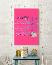 Load image into Gallery viewer, Butterflies When I Miss You I Just Have To Look Inside My Heart Gift For Lover Vertical Poster