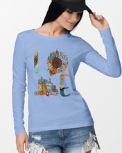 Load image into Gallery viewer, Love Trucker Simple Unique Custom Design For Personalized Job Gift Unisex Long Sleeve