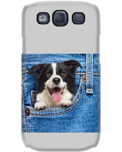 Load image into Gallery viewer, Border Collie In Denim Pocket Gift For Dog Lovers Phone case