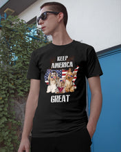 Load image into Gallery viewer, Keep America Great Yorkshire Terrier Gift For Dog Lovers Guys Tee