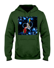 Load image into Gallery viewer, Lovely Phone Case Twinkling Blue Heart Gift For Parrots Lovers Hoodie