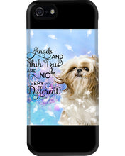 Load image into Gallery viewer, Angels And Shih Tzu Are Not Different Gift For Dog Lovers Phone case