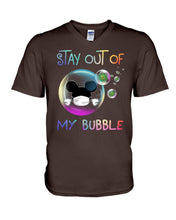 Load image into Gallery viewer, Lovely Phone Case Rainbow Design Stay Out Of My Bubble Gift For Friends Guys V-Neck