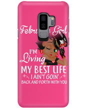 Load image into Gallery viewer, Betty Boop February Girl Living My Best Life Birthday Meaningful Gift Phone case