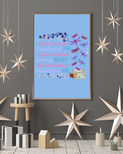 Load image into Gallery viewer, Butterflies When I Miss You I Just Have To Look Inside My Heart Gift For Lover Vertical Poster