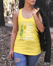 Load image into Gallery viewer, I’ll Read Book Everywhere Great Gift For Book Lovers Ladies Flowy Tank