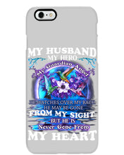 Load image into Gallery viewer, Hummingbird My Husband My Guardian Angel Gift For Angel Husband Phone case