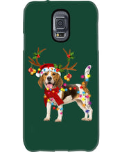 Load image into Gallery viewer, Beagle Gorgeous Reindeer Xmas Lights Gift For Dog Lovers Phone case