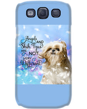 Load image into Gallery viewer, Angels And Shih Tzu Are Not Different Gift For Dog Lovers Phone case