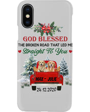 Load image into Gallery viewer, Golden Retriever X-mas Road Gift For Dog Lovers Phone case