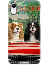Load image into Gallery viewer, Cavalier Happy Holiday Gift For Dog Lovers Phone case