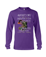 Load image into Gallery viewer, August Girl Daughter Of God Meaningful Gift For Women Unisex Long Sleeve
