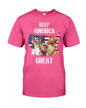 Load image into Gallery viewer, Keep America Great Yorkshire Terrier Gift For Dog Lovers Guys Tee