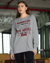 Load image into Gallery viewer, Grandpa's Girl I Used To Be His Angel Gift For Men Unisex Long Sleeve