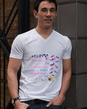 Load image into Gallery viewer, Butterflies When I Miss You I Just Have To Look Inside My Heart Gift For Lover Guys V-Neck