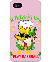 Load image into Gallery viewer, Baseball Drink Beer Day St Patrick's Day Gift For Baseball Lovers Phone case