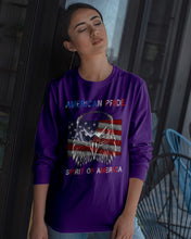 Load image into Gallery viewer, Eagle American Pride Spirit Of America Gift For American People Unisex Long Sleeve