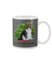 Load image into Gallery viewer, Cat Wait For You Here Gift For Cat Lovers Mug