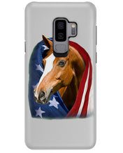 Load image into Gallery viewer, Horse Covered Into USA Flag Meaningful Gift For Men Phone case