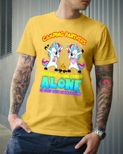 Load image into Gallery viewer, Camping Partners Because Going Crazy Alone Is Just Not As Much Fun Guys Tee