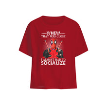 Load image into Gallery viewer, Deadpool I Almost Had To Socialize Gift For Fans Baby Onesie
