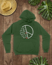 Load image into Gallery viewer, Image All The People Living Life In Peace Custom Design For Friends Hoodie