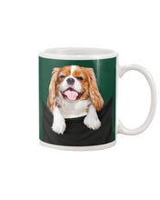 Load image into Gallery viewer, Cavalier King Charles Spaniel In Pocket - Dogs Lovers Gift Mug