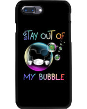 Load image into Gallery viewer, Lovely Phone Case Rainbow Design Stay Out Of My Bubble Gift For Friends Phone case