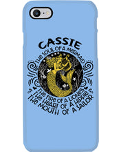 Load image into Gallery viewer, Gift For Cassie Girl The Soul Of A Mermaid Phone case