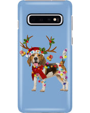 Load image into Gallery viewer, Beagle Gorgeous Reindeer Xmas Lights Gift For Dog Lovers Phone case