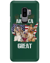 Load image into Gallery viewer, Keep America Great Yorkshire Terrier Gift For Dog Lovers Phone case