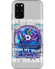 Load image into Gallery viewer, Hummingbird My Husband My Guardian Angel Gift For Angel Husband Phone case