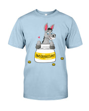 Load image into Gallery viewer, Funny Donkey Anti Depressant Meaning Gift For Women Guys Tee