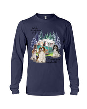 Load image into Gallery viewer, Cavalier King It's Who You Travel With Gift For Dog Lovers Unisex Long Sleeve