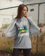 Load image into Gallery viewer, I Just Really Wanna Go Camping Special Custom Design For Caming Lovers Guys Tee