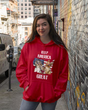 Load image into Gallery viewer, Keep America Great Yorkshire Terrier Gift For Dog Lovers Hoodie