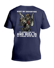 Load image into Gallery viewer, I'm Coming For You And Hell Is Coming With Me Guys V-Neck