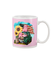Load image into Gallery viewer, Black Phone Case With Pig Sunflower Gift For Pig Lovers Mug
